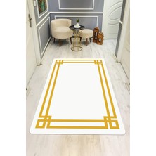 Dolce Mariee Modern Desenli Dijital Baskı Kaymaz Taban Halı H0238