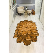 Dolce Mariee Modern Desenli Lazer Kesim Dijital Baskı Kaymaz Taban Halı H0427