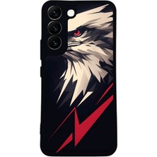 BG AKSESUAR Samsung Galaxy S22 Uyumlu Besiktas Tasarımlı Glossy Premium Kılıf