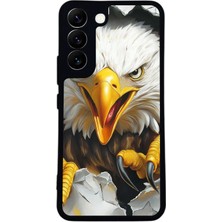 BG AKSESUAR Samsung Galaxy S22 Uyumlu Besiktas Tasarımlı Glossy Premium Kılıf