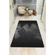 Dolce Mariee Modern Desenli Dijital Baskı Kaymaz Taban Halı H0278