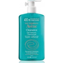 Avene Cleanance Yağlı Ciltler için Temizleyici Yüz Yıkama Jeli 400 ml Etkili Formül