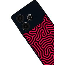 BG AKSESUAR Tecno Pova 6 Uyumlu Çizgi Sanatı Tasarımlı Glossy Premium Kılıf