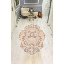 Dolce Mariee Modern Desenli Lazer Kesim Dijital Baskı Kaymaz Taban Halı H0456