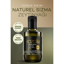 Kozoliv 2025-26 Yeni Sezon Erken Hasat Soğuk Sıkım Zeytinyağı 250 ML Cam Şişe