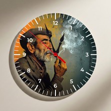 Zerya Yaşlı Adam Tasarımlı Duvar Saati