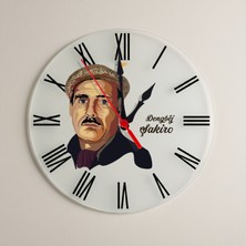 Zerya Dengbêj Şakiro Tasarımlı Roma Rakamlı Duvar Saati