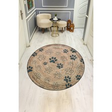 Dolce Mariee Dijital Baskı Modern Kaymaz Taban Halı H0338