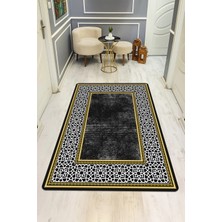 Dolce Mariee Modern Desenli Dijital Baskı Kaymaz Taban Halı H0109
