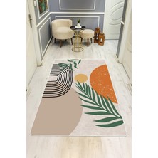 Dolce Mariee Modern Desenli Dijital Baskı Kaymaz Taban Halı H0119