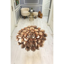Dolce Mariee Dijital Baskı Modern Kaymaz Taban Halı H0431