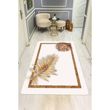 Dolce Mariee Modern Desenli Dijital Baskı Kaymaz Taban Halı H0142