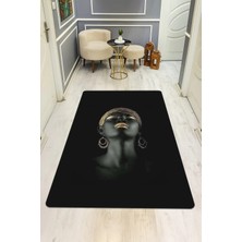 Dolce Mariee Modern Desenli Dijital Baskı Kaymaz Taban Halı H0191