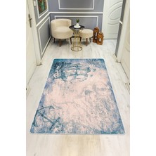 Dolce Mariee Modern Desenli Dijital Baskı Kaymaz Taban Halı H0297