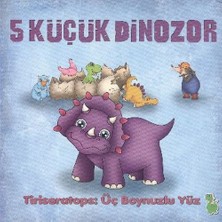Belirtilmemiş 5 Küçük Dinozor - Tiriseratops Üç Boynuzlu Yüz