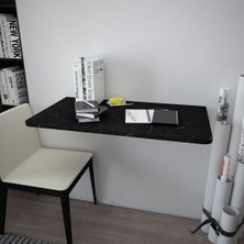 Asra Trend Lüks Duvara Monte Katlanabilir Çalışma Yemek Masası %100 MDF Çok Amaçlı Masa DMM04