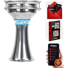 Midex DBK-01BL Çocuklar Için1 Numara Alüminyum Darbuka SETI 30X17 CM)