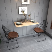 Asra Trend Lüks Duvara Monte Katlanabilir Çalışma Yemek Masası %100 MDF Çok Amaçlı Masa DMM02