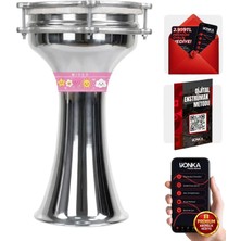 Midex DBK-02PK Çocuklar Için 2 Numara Alüminyum Darbuka Seti (33 x 18 cm)