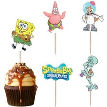 Parti Show Sünger Bob 10'lu Şekilli Kürdan