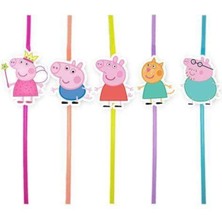 Parti Show Peppa Pig 10'lu Artistik Pipet