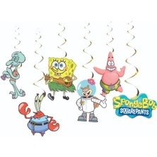 Parti Show Sünger Bob Dekoratif Banner 17*150 cm