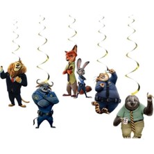 Parti Show Zootopia 6'lı Asma Tavan Süs
