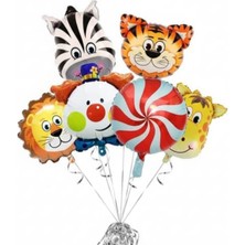 Parti Show Sirk Teması Folyo Balon Set