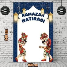 Parti Show Ramazan Hatıra Afişi Mavi 160*240 cm