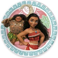 Parti Show Moana 8'li Karton Tabak