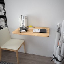 Asra Trend Lüks Duvara Monte Katlanabilir Çalışma Yemek Masası %100 MDF Çok Amaçlı Masa DMM10