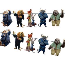 Parti Show Zootopia Dekoratif Banner 17*150 cm