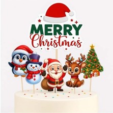 Parti Show Yılbaşı Pasta Süsü ve Kürdan Seti 10'lu