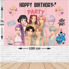 Parti Show Saja Boys Devil Hunters ve K - Pop Demon Hunters Parti Afişi