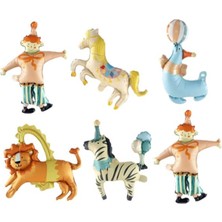 Parti Show Sirk 6'lı Folyo Balon 35 cm