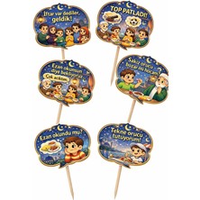 Parti Show Ramazan Konuşma Balonu Fotoğraf Aksesuarı 6'lı