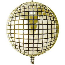 Parti Show Gold Disko Top Folyo Balon 55 cm