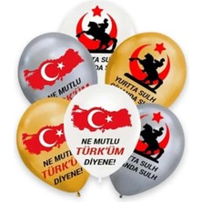 Parti Show Cumhuriyet Bayramı Atatürk Temalı Balon 10'lu
