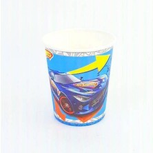Parti Show Hot Wheels Karton Bardak 8 Adet