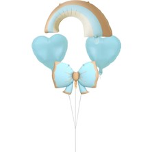 Parti Show Cinnamoroll Gökkuşağı Folyo Balon Set 4'lü