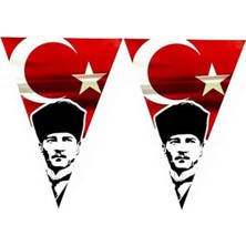 Parti Show Atatürk Flama Bayrak 2 Metre