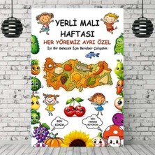 Parti Show Yerli Malı Haftası Okul Afişi 100*150 cm