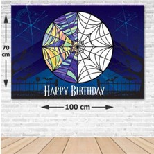 Parti Show Wednesday Doğum Günü Arka Fon 70*100 cm