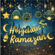 Parti Show Hoş Geldin Ramazan Sarkıt Dekor Süsleme Seti