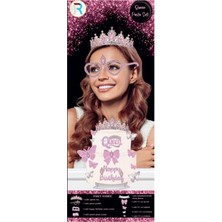 Parti Show Queen Pasta Seti Pembe