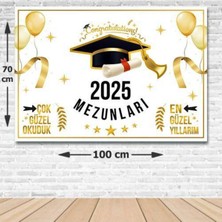 Parti Show 2025 Mezunları Arka Fon Afişi 70*100 cm