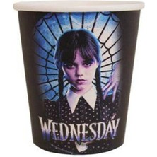 Parti Show Wednesday Karton Bardak (8 Adet)