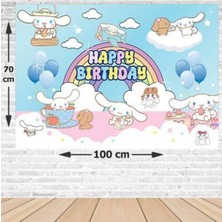 Parti Show Kuromi Cinnamoroll Doğum Günü Afişi 70*100 cm