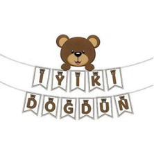 Parti Show Sevimli Ayıcık Iyi Ki Doğdun Yazısı 2 Metre