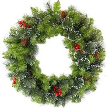 Parti Show Yılbaşı Kozalak - Kokinalı Çelenk Kapı Süsü 40 cm